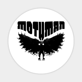 Mothman West Virginia Wing Humanoid Moth Retro Vintage Black Magnet